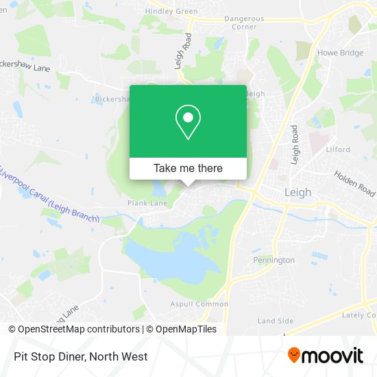 Pit Stop Diner map