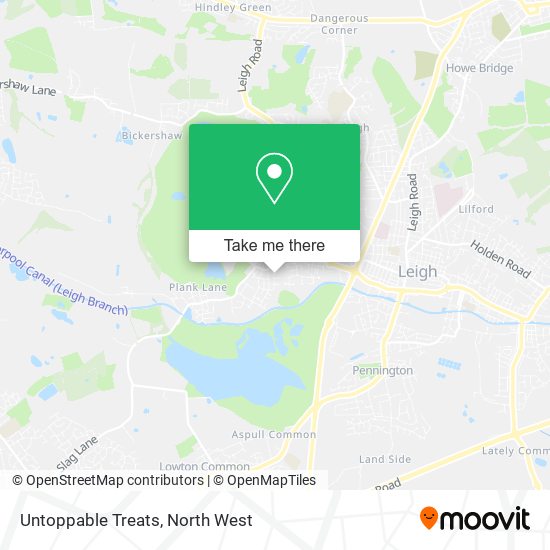 Untoppable Treats map