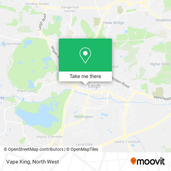 Vape King map
