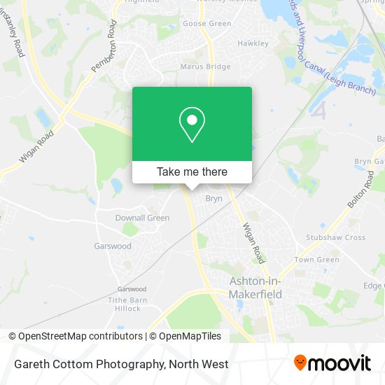 Gareth Cottom Photography map