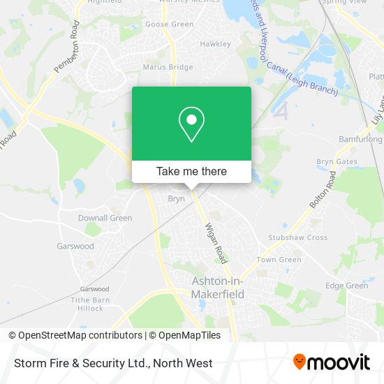 Storm Fire & Security Ltd. map