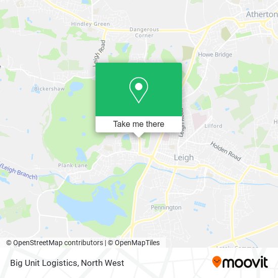 Big Unit Logistics map