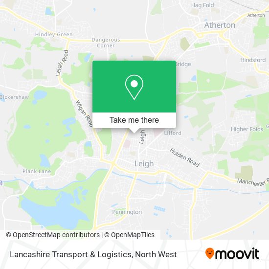 Lancashire Transport & Logistics map