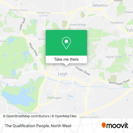 The Qualification People map
