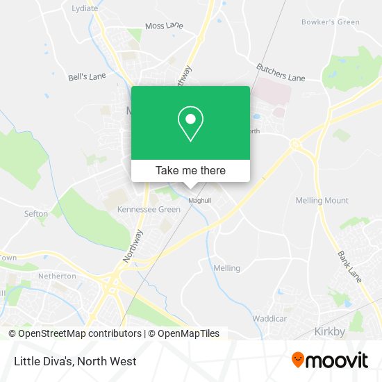 Little Diva's map