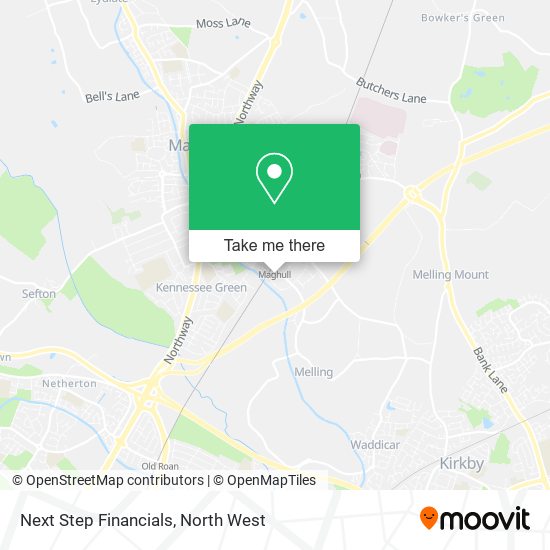Next Step Financials map
