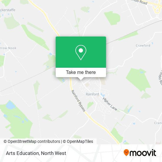 Arts Education map