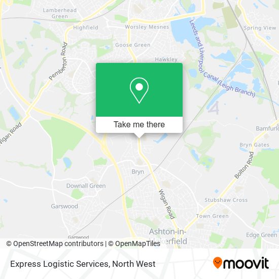 Express Logistic Services map