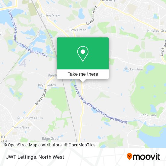 JWT Lettings map