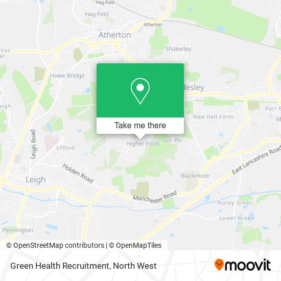 Green Health Recruitment map