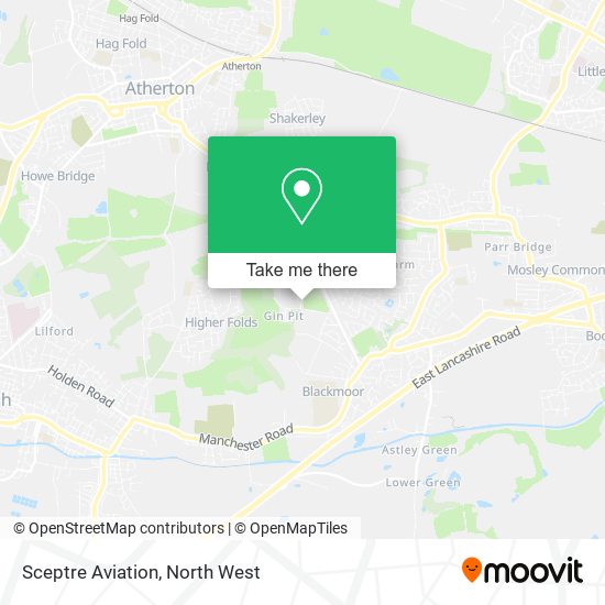 Sceptre Aviation map