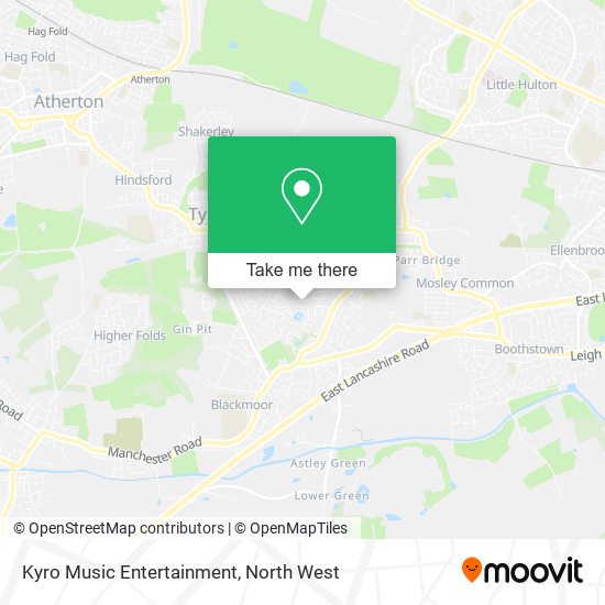 Kyro Music Entertainment map