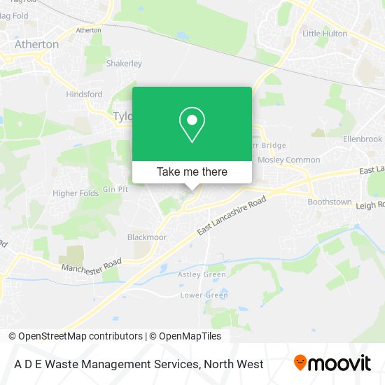 A D E Waste Management Services map