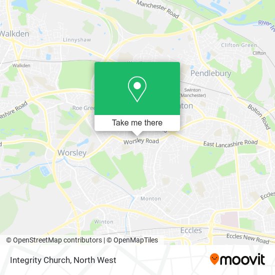 Integrity Church map