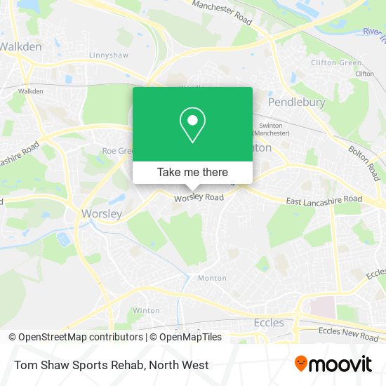Tom Shaw Sports Rehab map