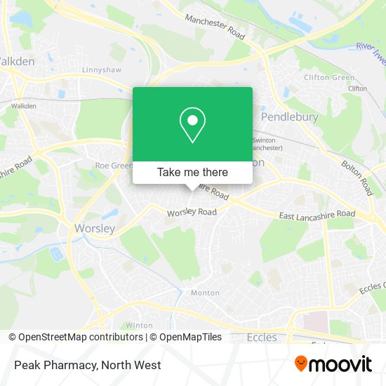 Peak Pharmacy map