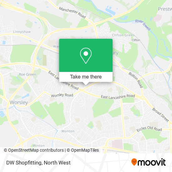 DW Shopfitting map