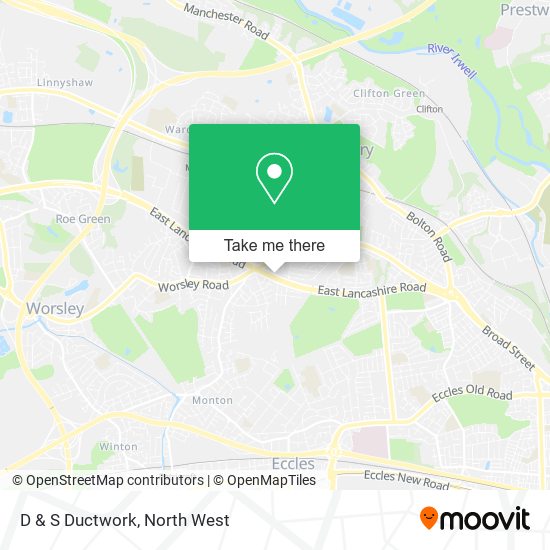 D & S Ductwork map