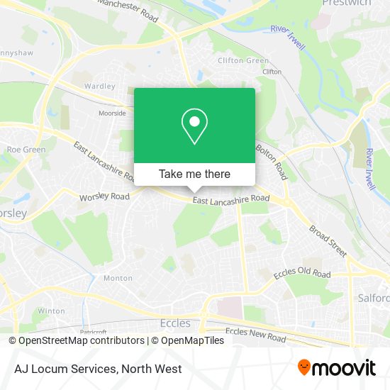AJ Locum Services map
