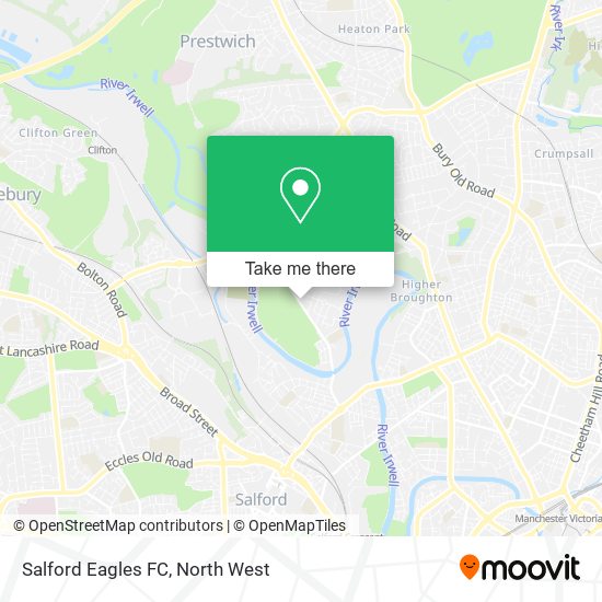 Salford Eagles FC map