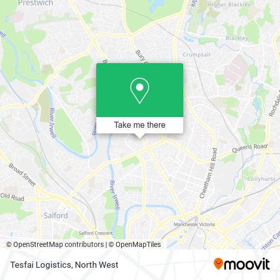 Tesfai Logistics map