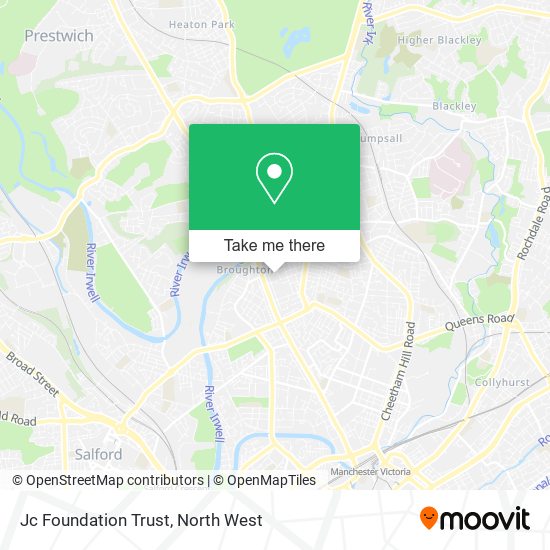 Jc Foundation Trust map