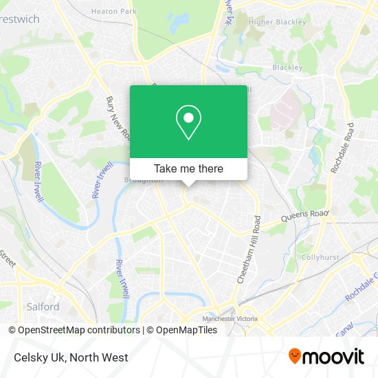 Celsky Uk map