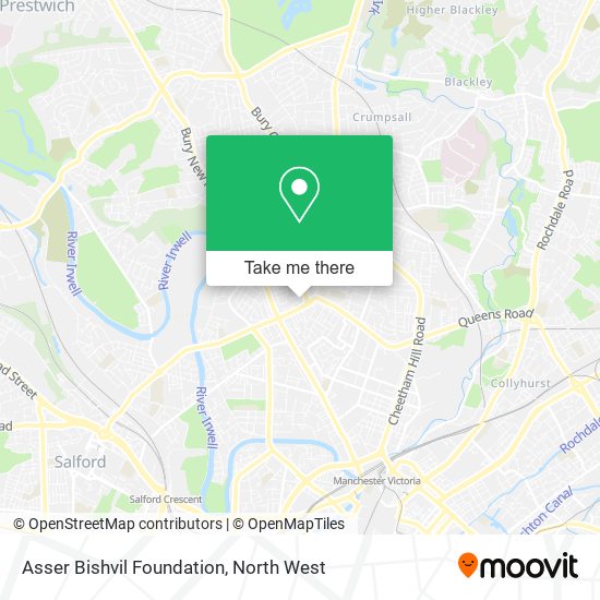 Asser Bishvil Foundation map