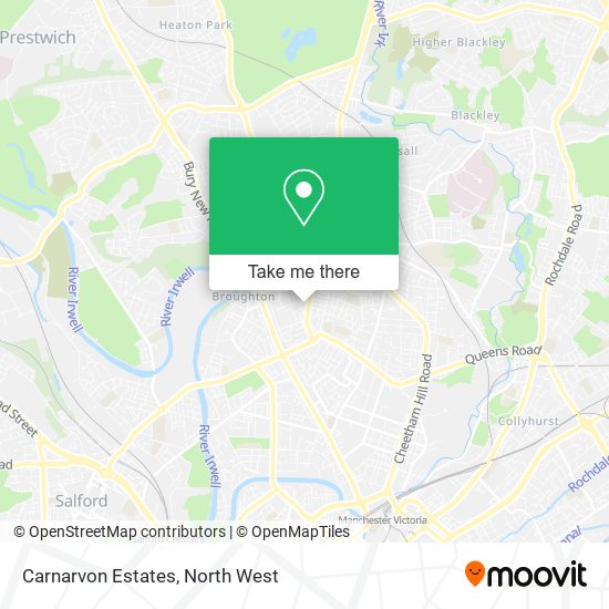 Carnarvon Estates map