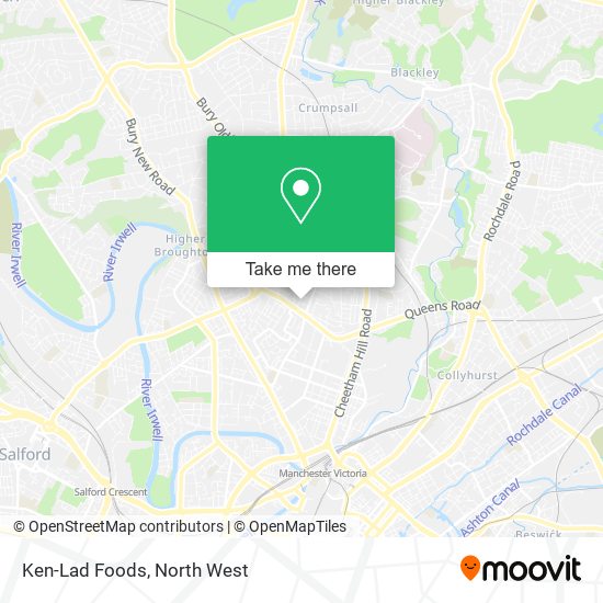 Ken-Lad Foods map