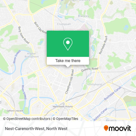Nest-Carenorth-West map