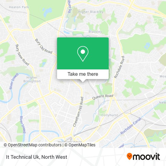 It Technical Uk map