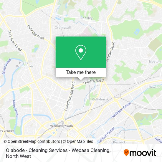 Olabode - Cleaning Services - Wecasa Cleaning map