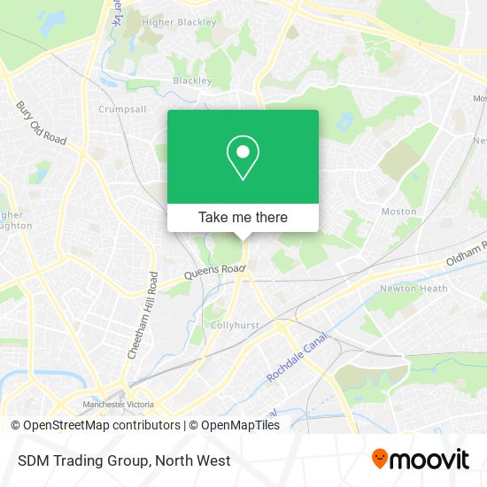 SDM Trading Group map