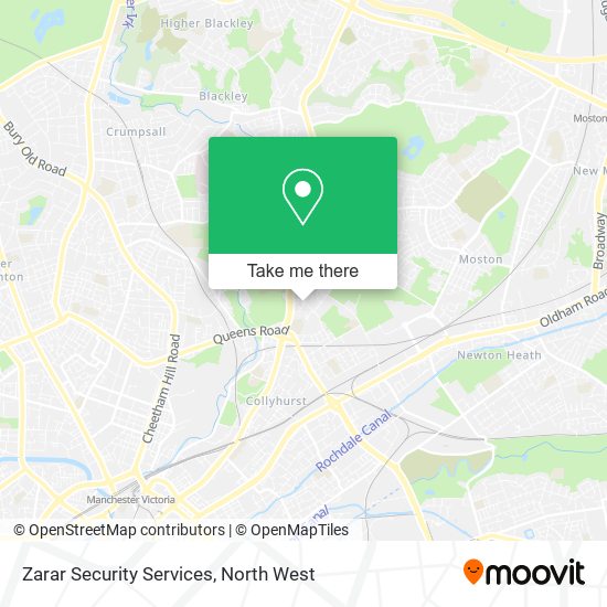 Zarar Security Services map