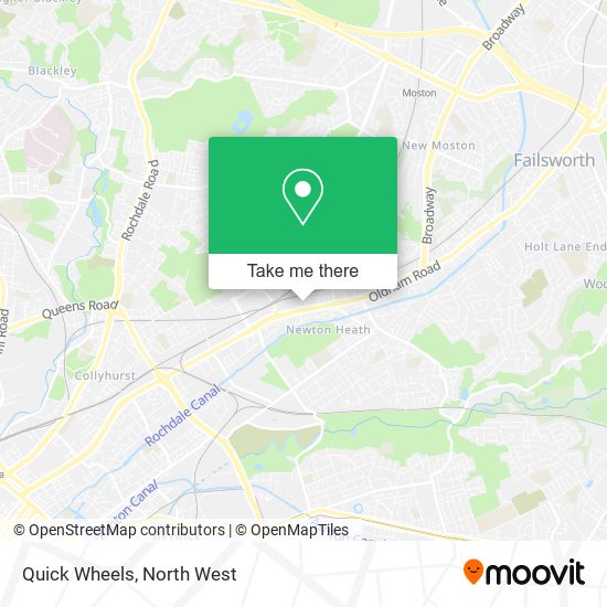 Quick Wheels map
