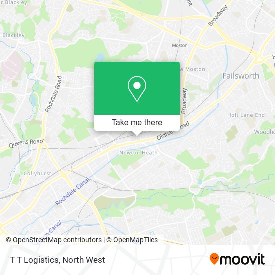 T T Logistics map