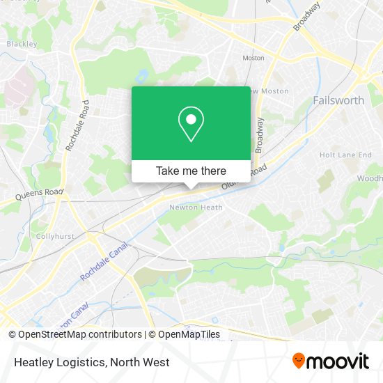 Heatley Logistics map