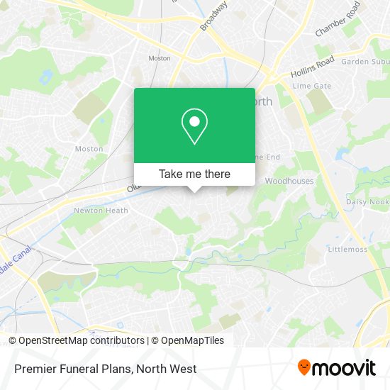 Premier Funeral Plans map