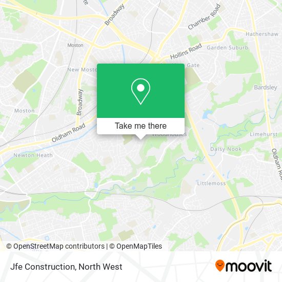 Jfe Construction map