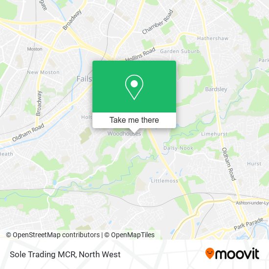 Sole Trading MCR map