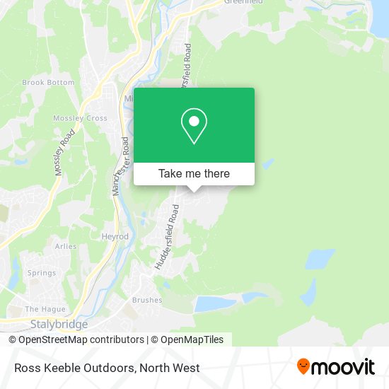 Ross Keeble Outdoors map