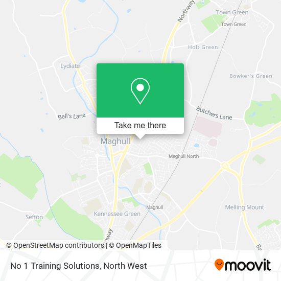 No 1 Training Solutions map