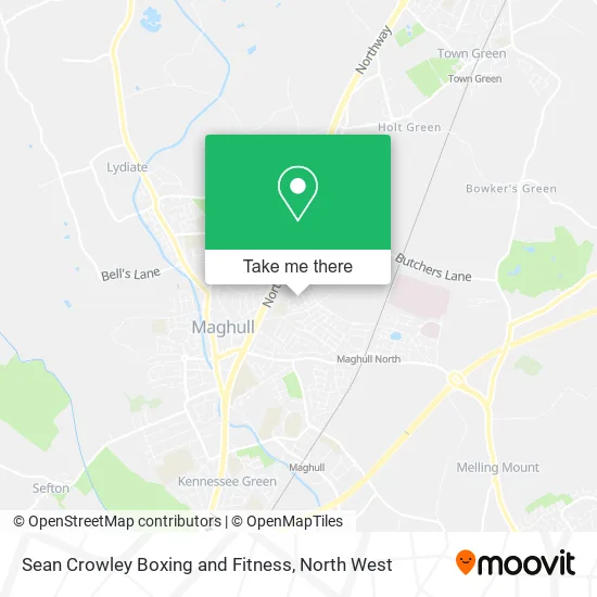 Sean Crowley Boxing and Fitness map