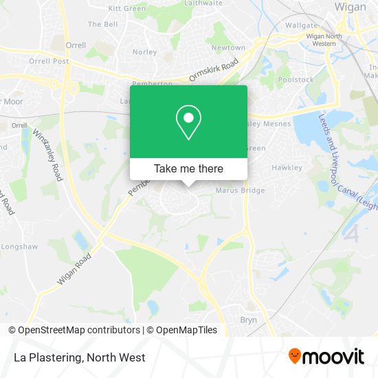 La Plastering map