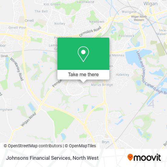 Johnsons Financial Services map