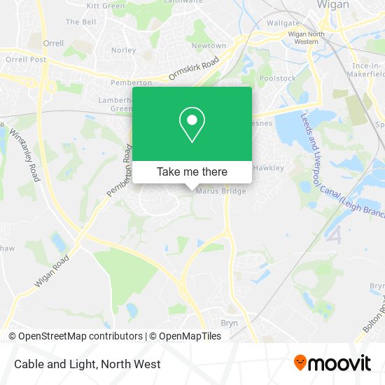 Cable and Light map