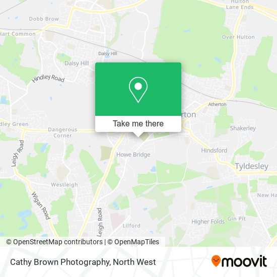 Cathy Brown Photography map