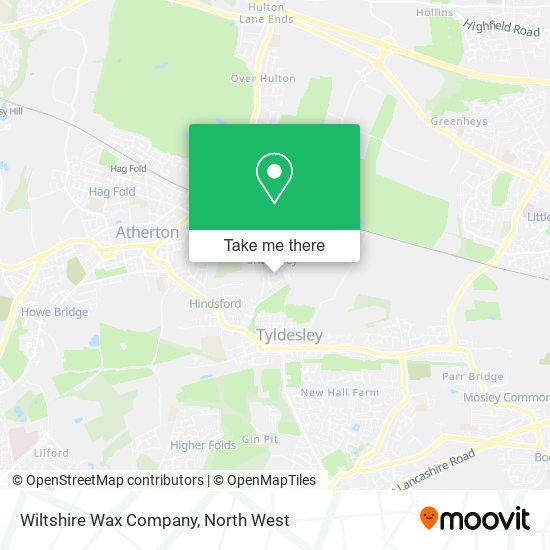 Wiltshire Wax Company map