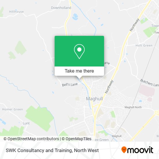 SWK Consultancy and Training map